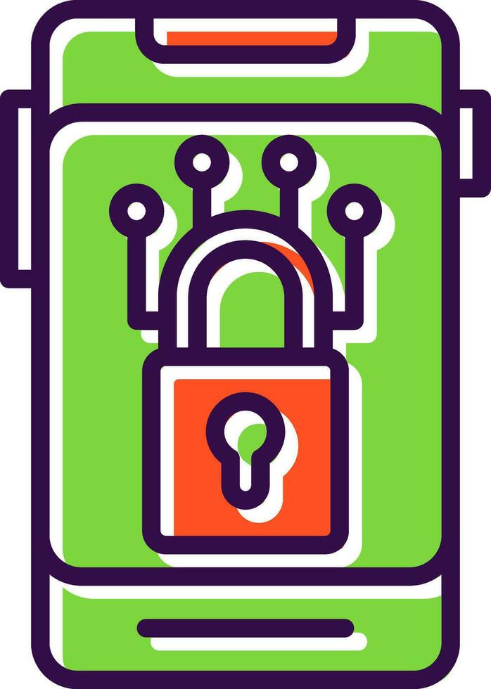 Cyber Security Vector Icon Design