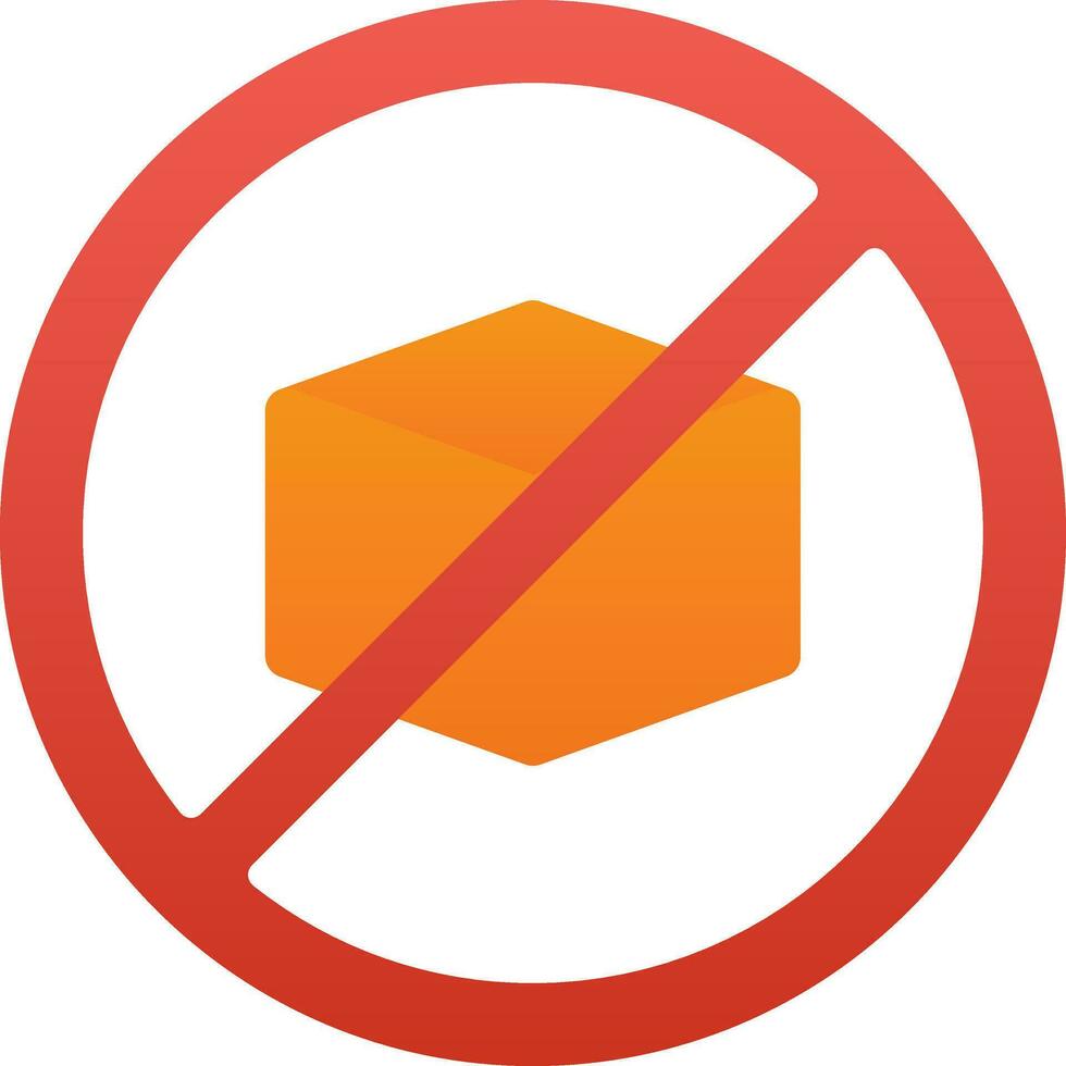 Prohibitions Vector Icon Design