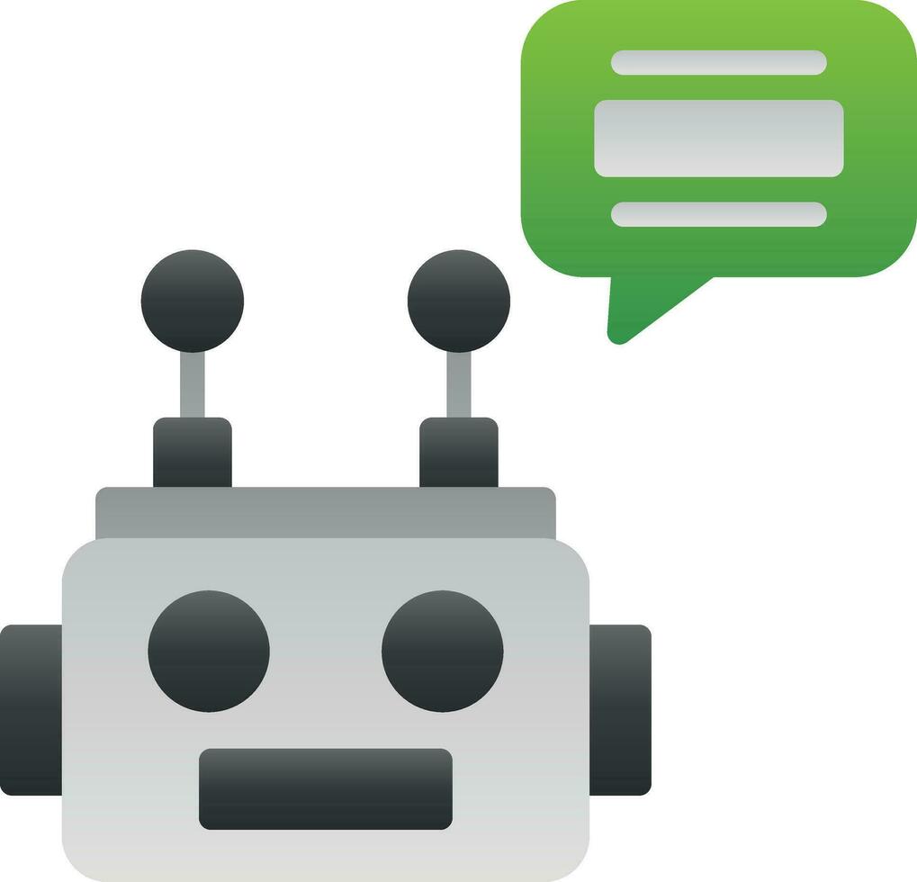 Chatbot Vector Icon Design