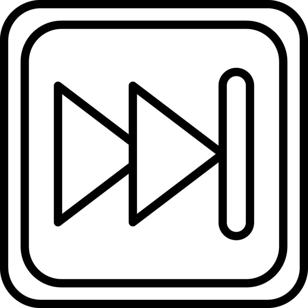 Next Button Vector Icon Design