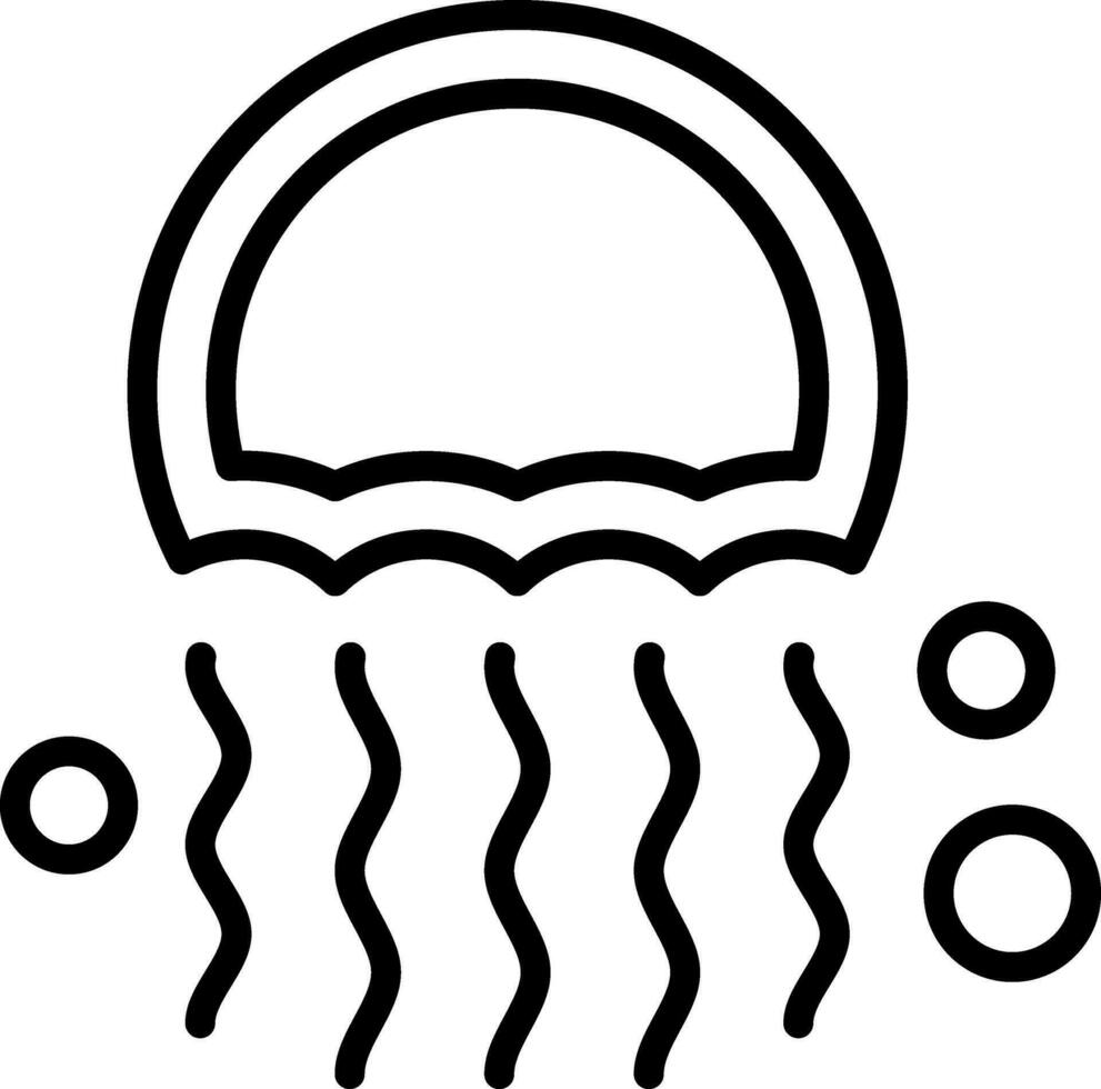 Jellyfish Vector Icon Design