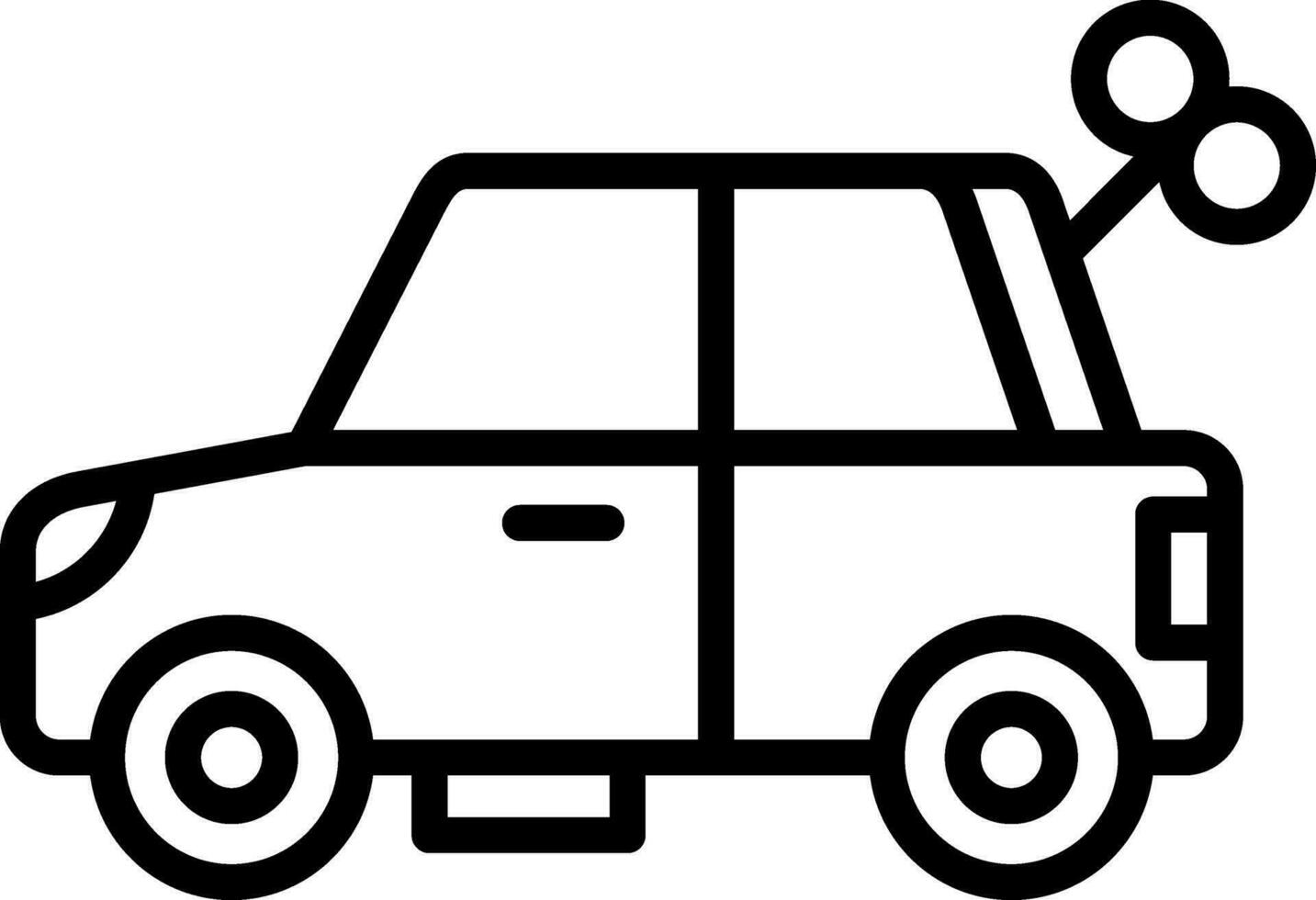 Car Toy Vector Icon Design