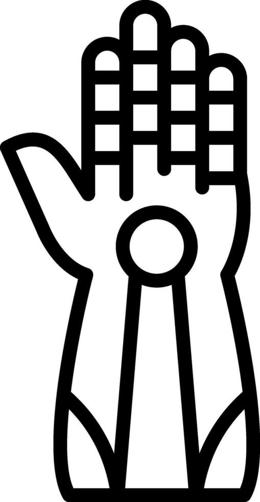 Gauntlet Vector Icon Design