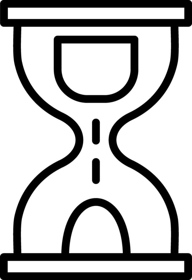 Hourglass Vector Icon Design