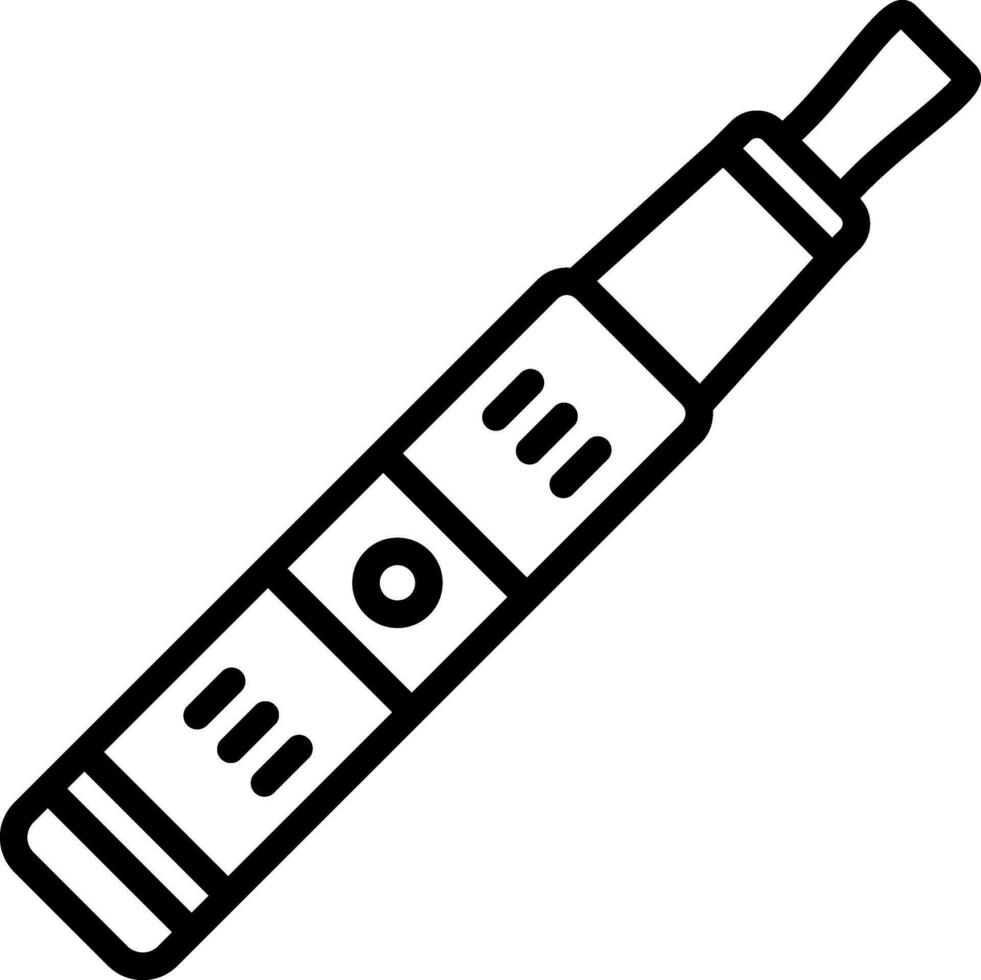 Electronic Cigarette Vector Icon Design