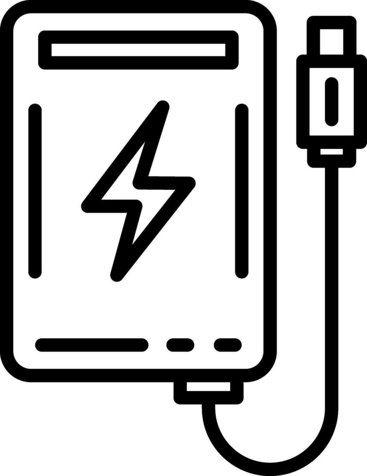 Power Bank Vector Icon Design