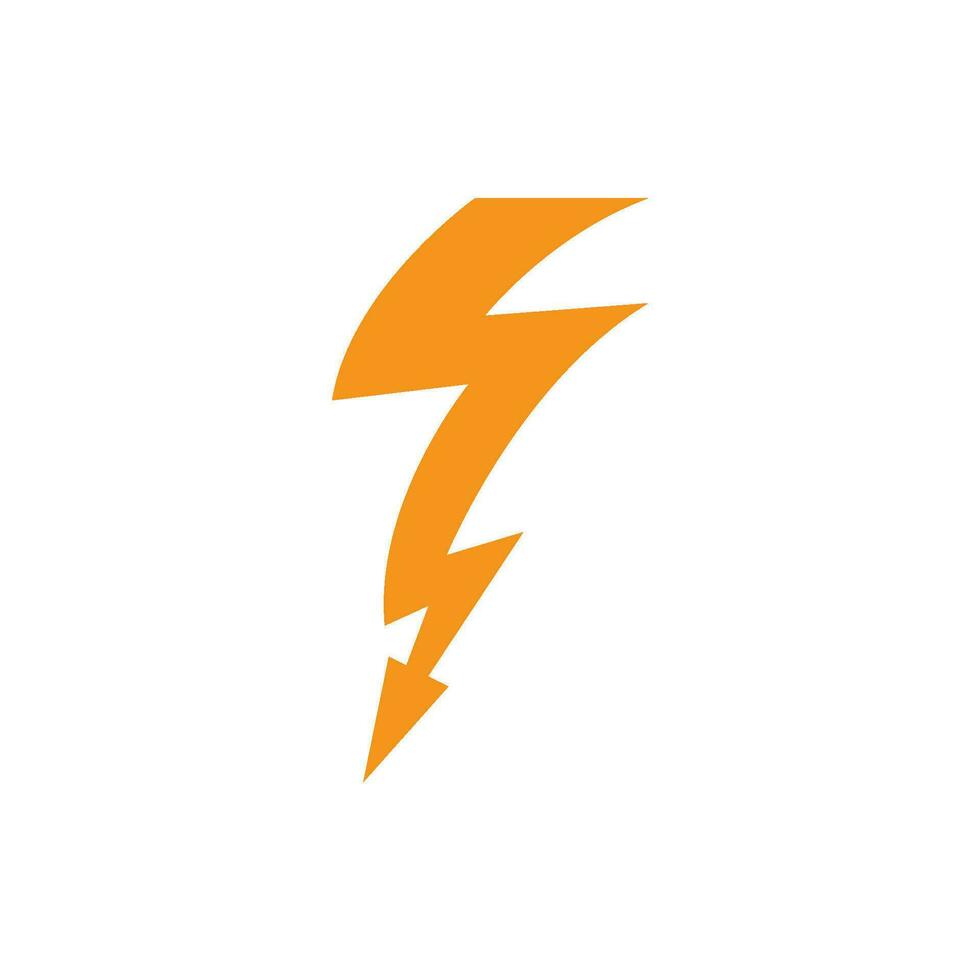 Flash thunderbolt Template vector icon illustration