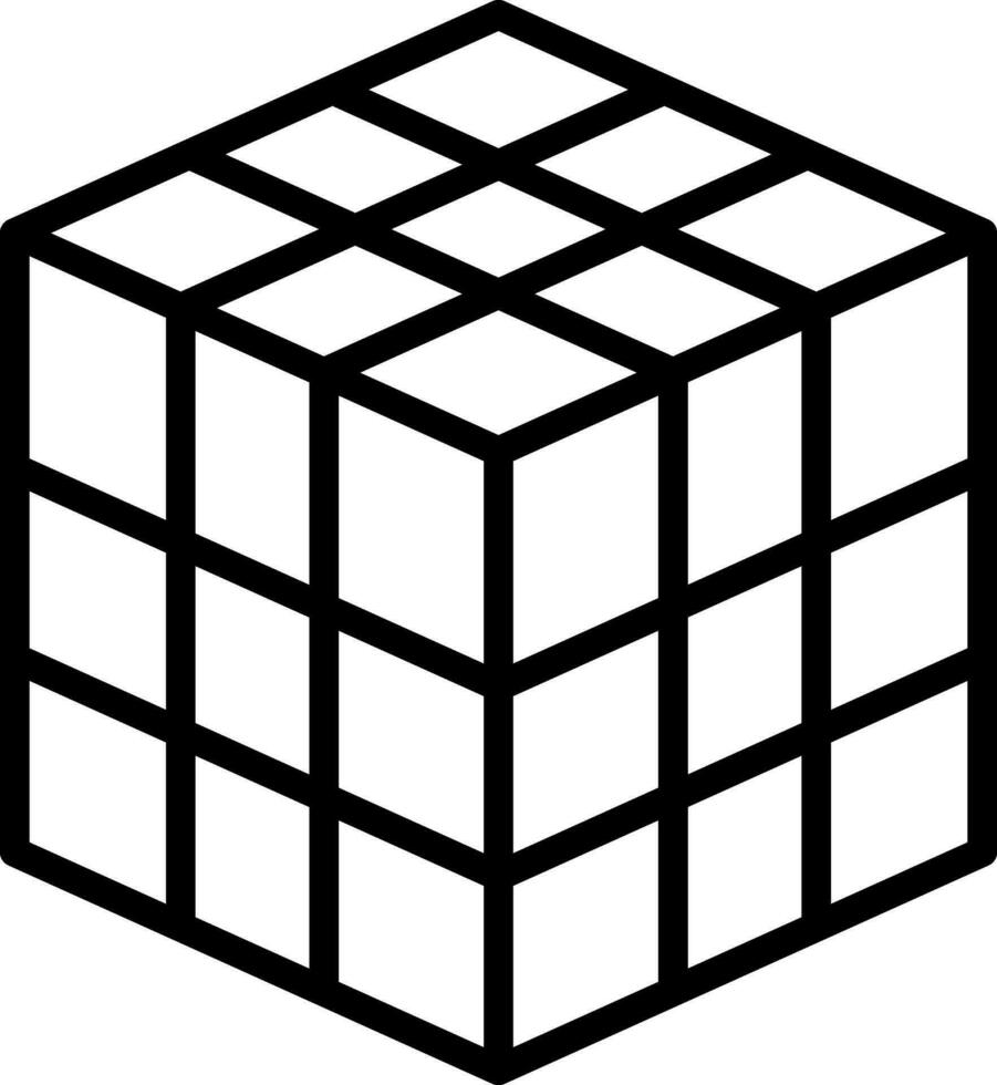 Rubik Vector Icon Design