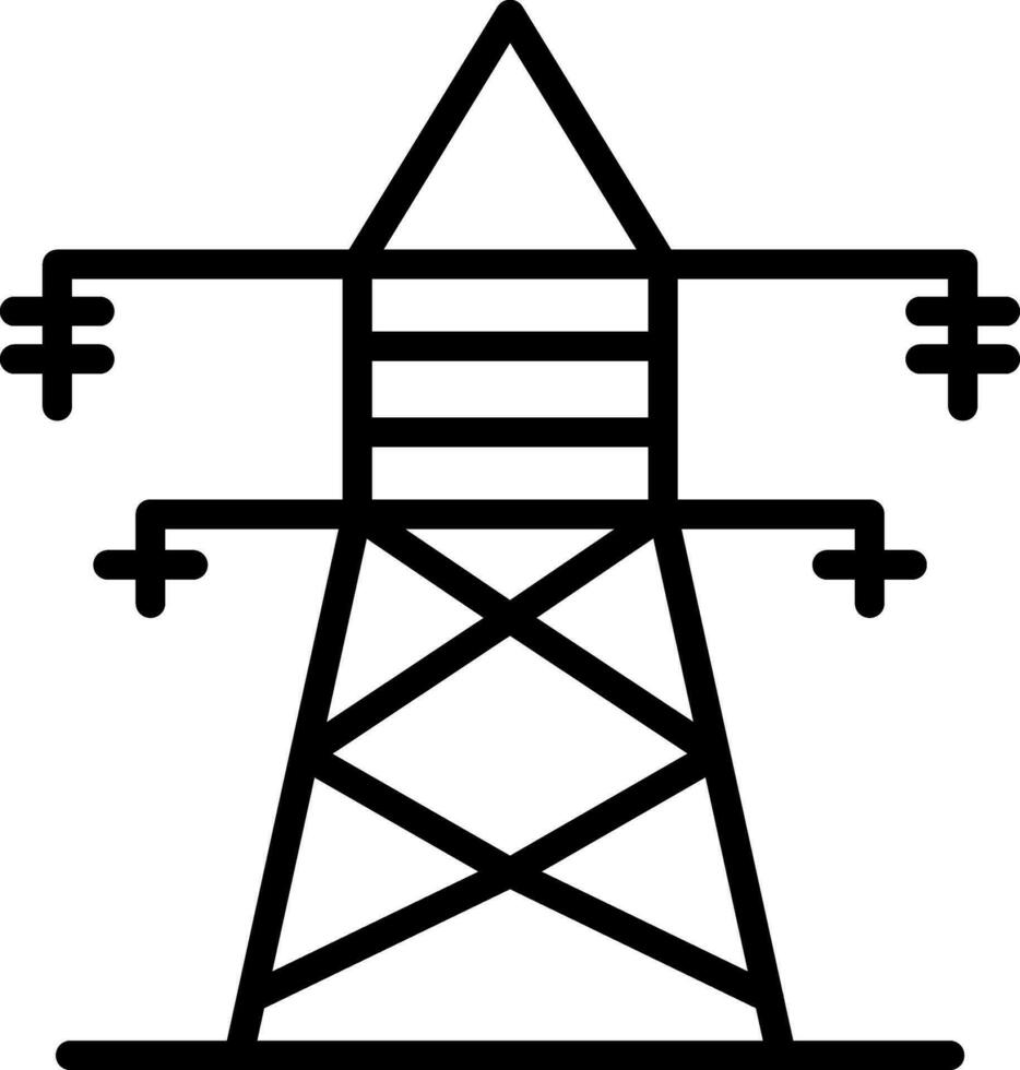 Tower Vector Icon Design