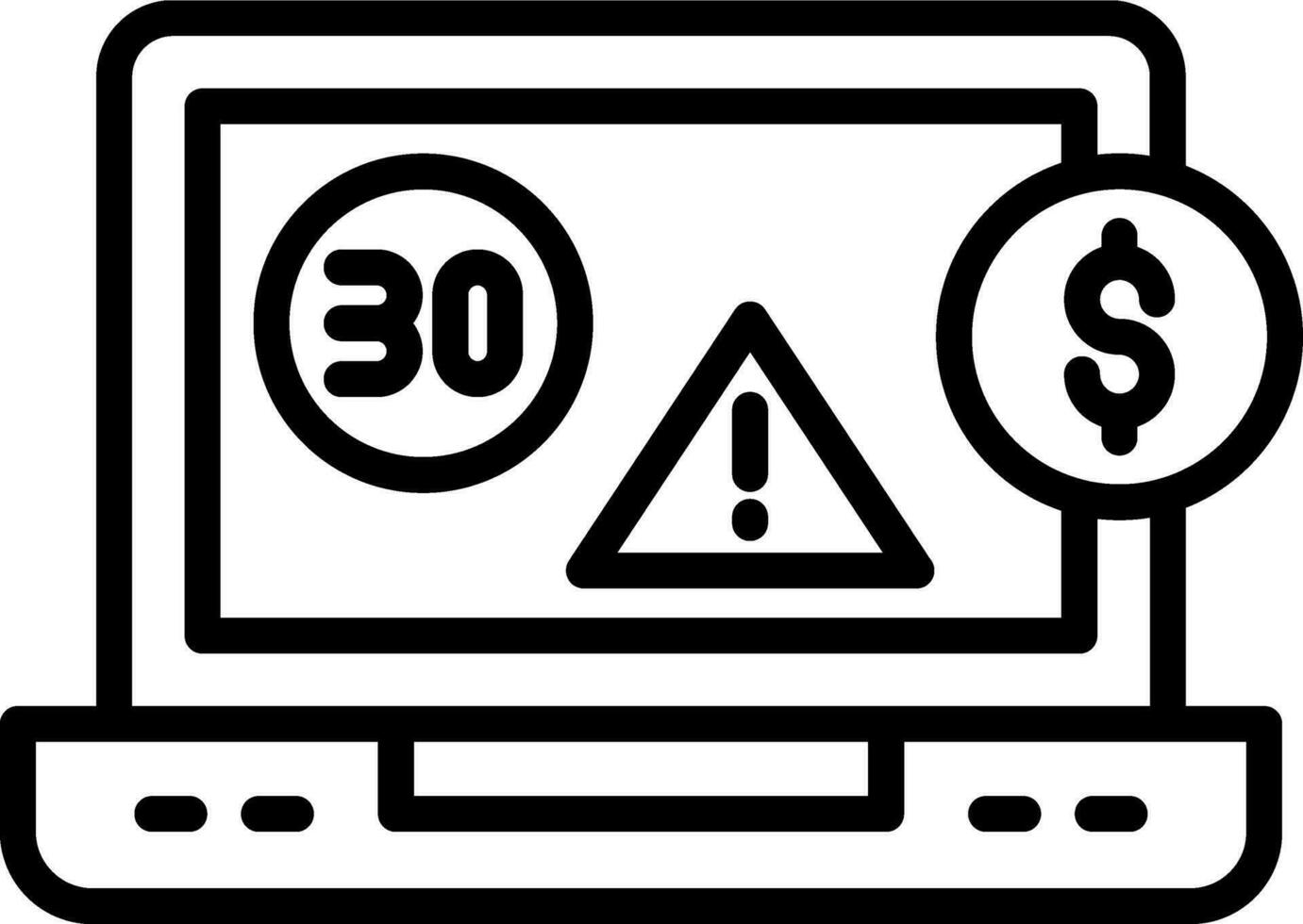 Due Date Vector Icon Design