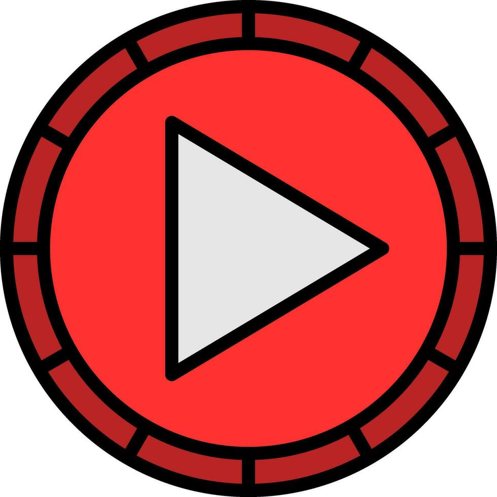 Play Button Vector Icon Design