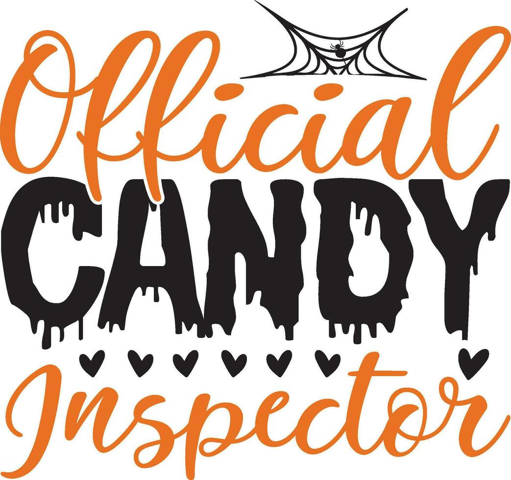 Official Candy Inspector vector