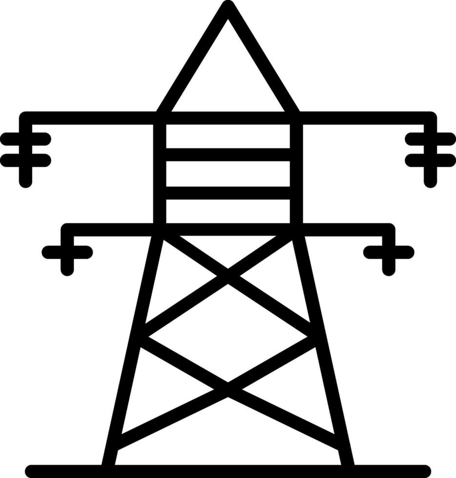 Tower Vector Icon Design
