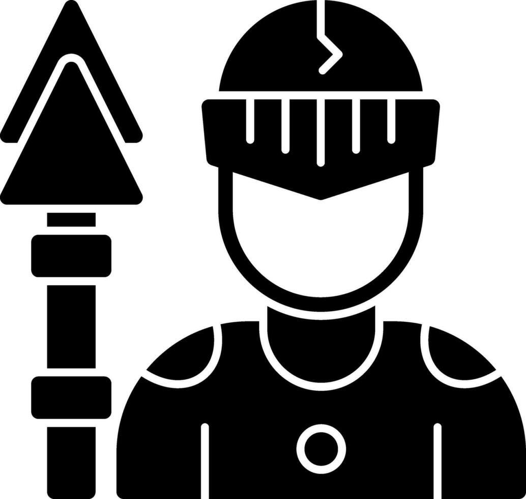 Warrior Vector Icon Design