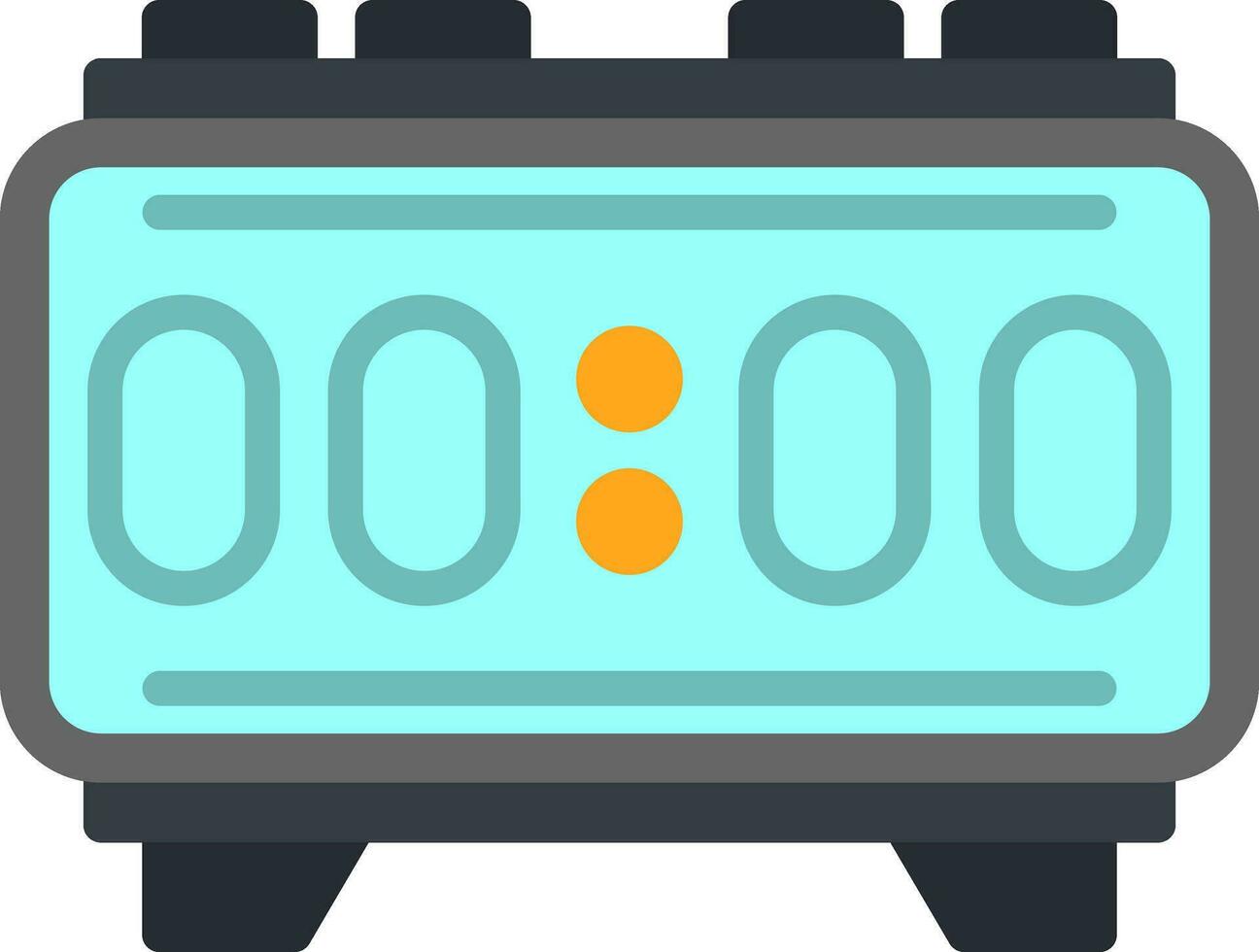 Digital Alarm Vector Icon Design