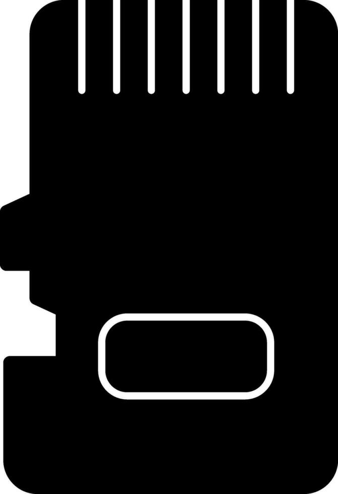Memory Card Vector Icon Design