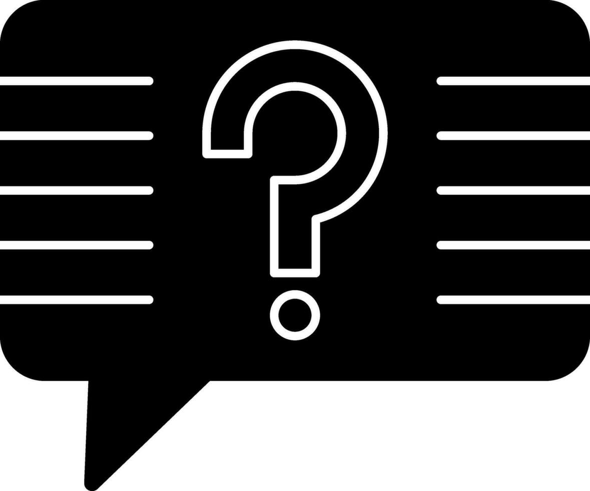 Question Vector Icon Design