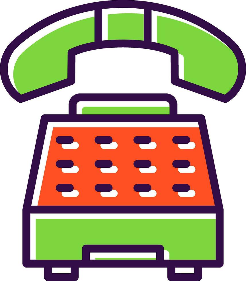 Telephone Vector Icon Design