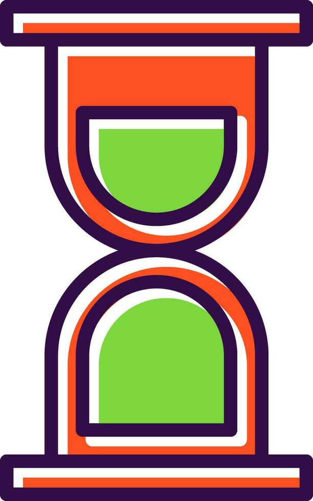 Hourglass Vector Icon Design