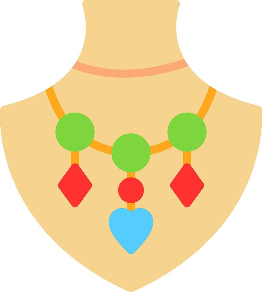 Necklace Vector Icon Design