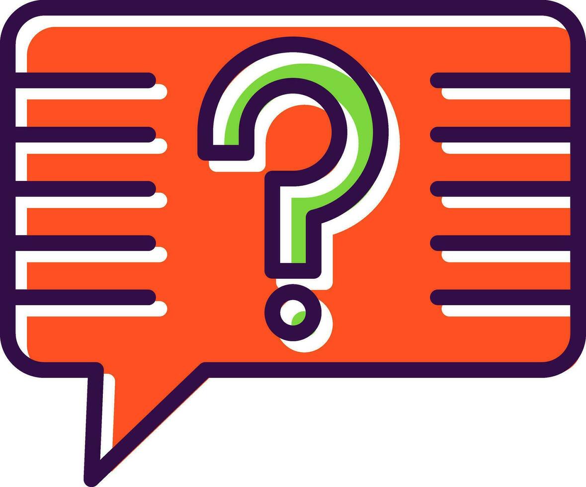 Question Vector Icon Design