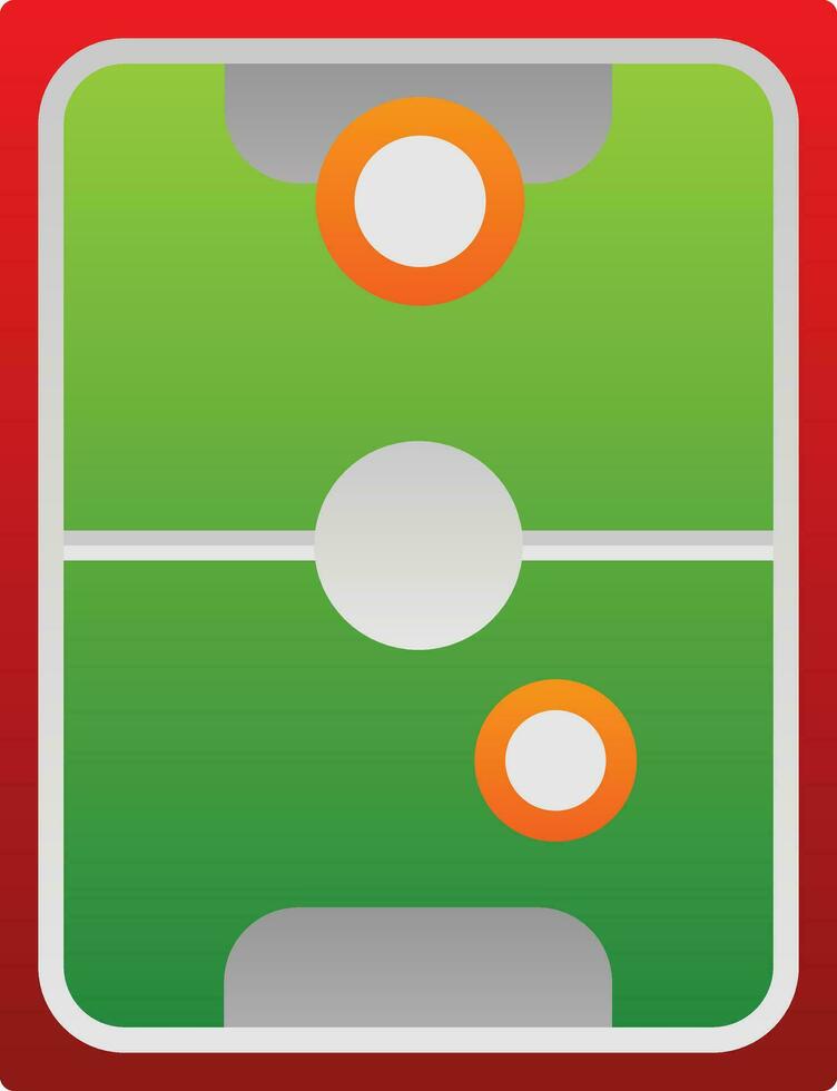 Air Hockey Vector Icon Design