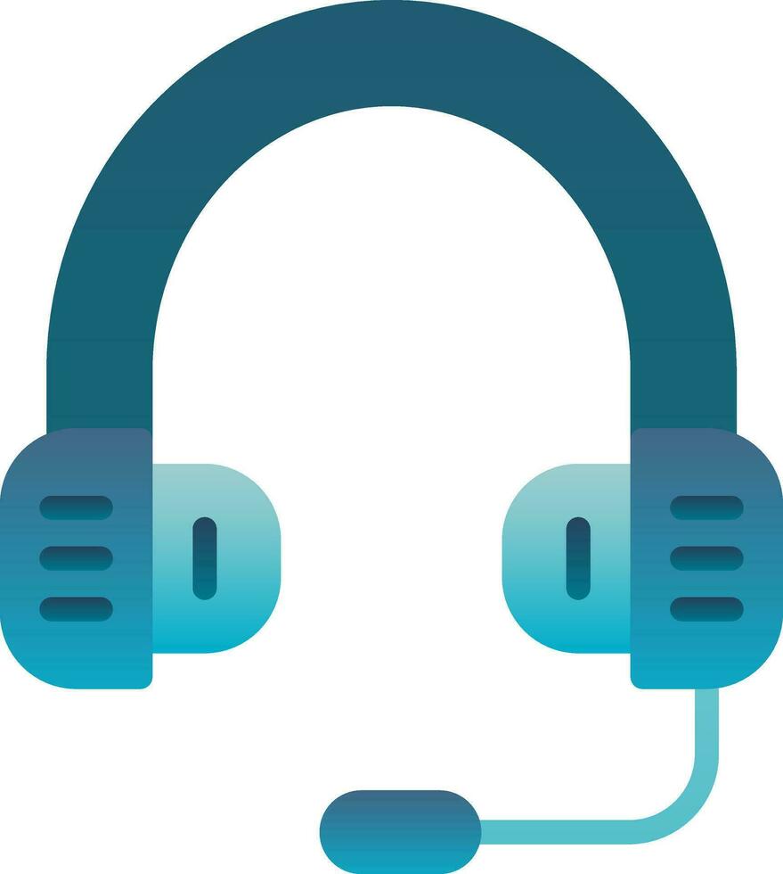 diseño de icono de vector de auriculares