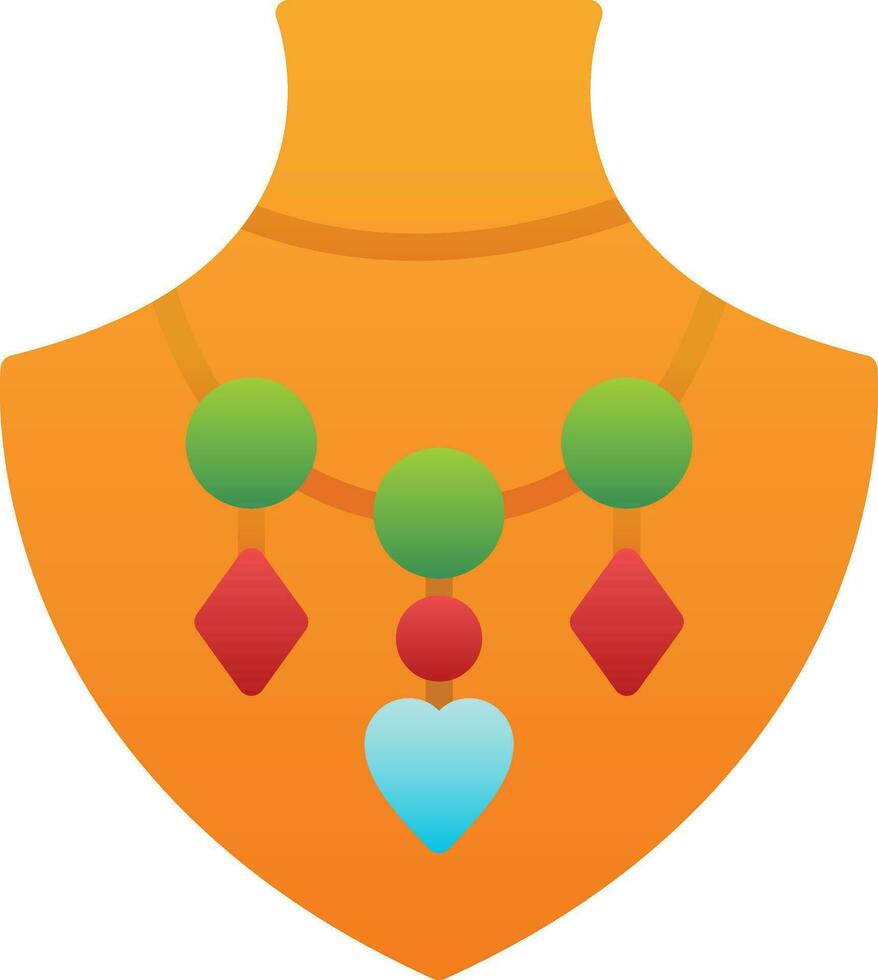 Necklace Vector Icon Design
