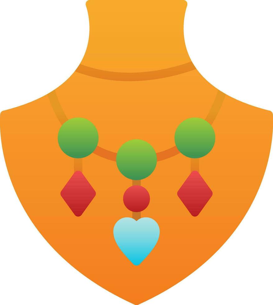 Necklace Vector Icon Design