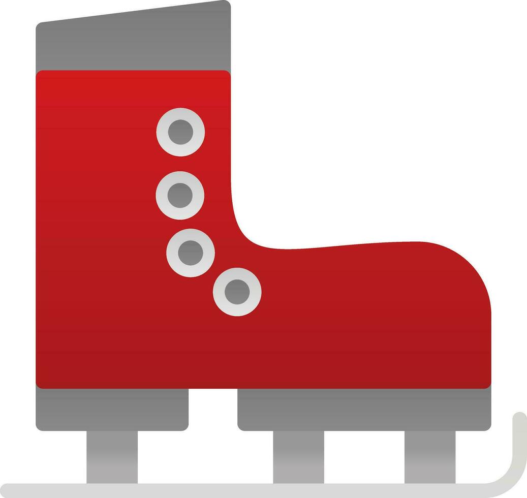 Ice Skate Vector Icon Design