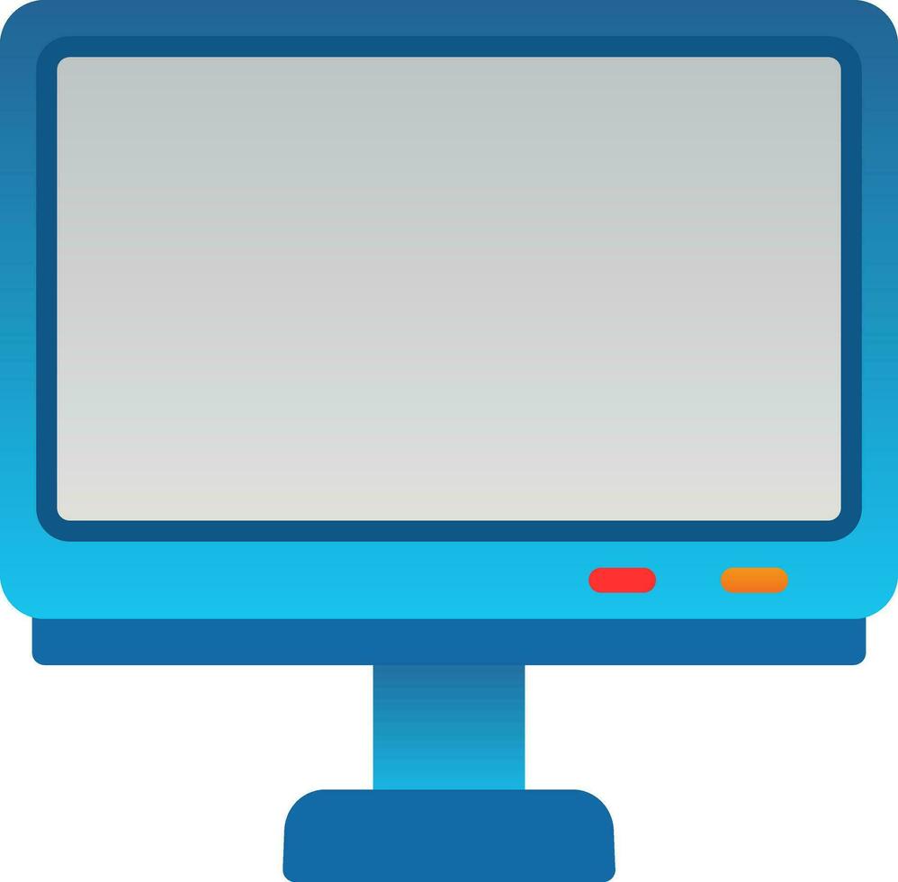 Monitor Vector Icon Design