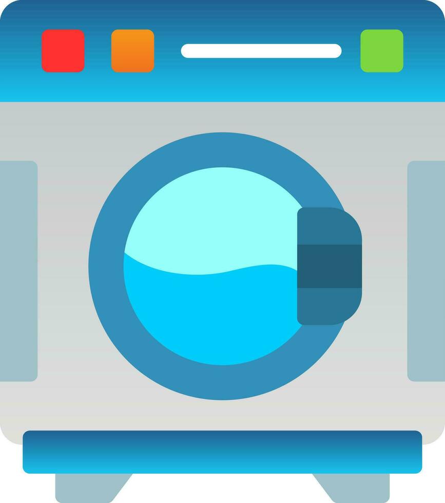 Washing Machine Vector Icon Design