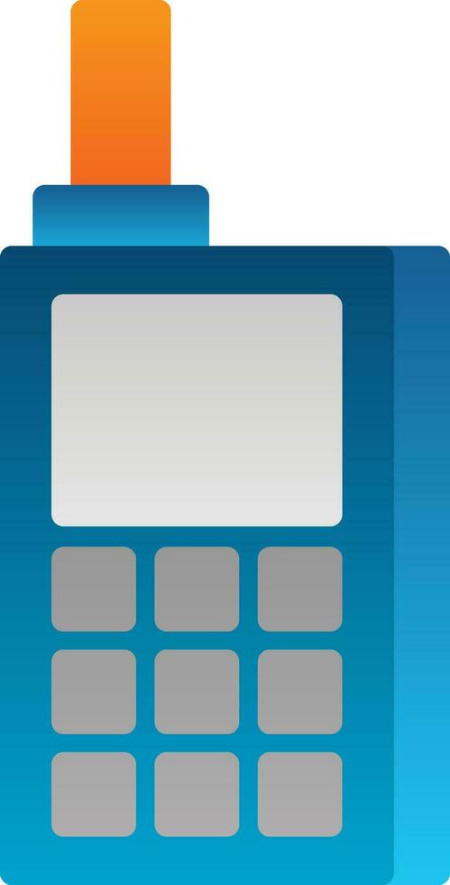 Walkie Talkie Vector Icon Design