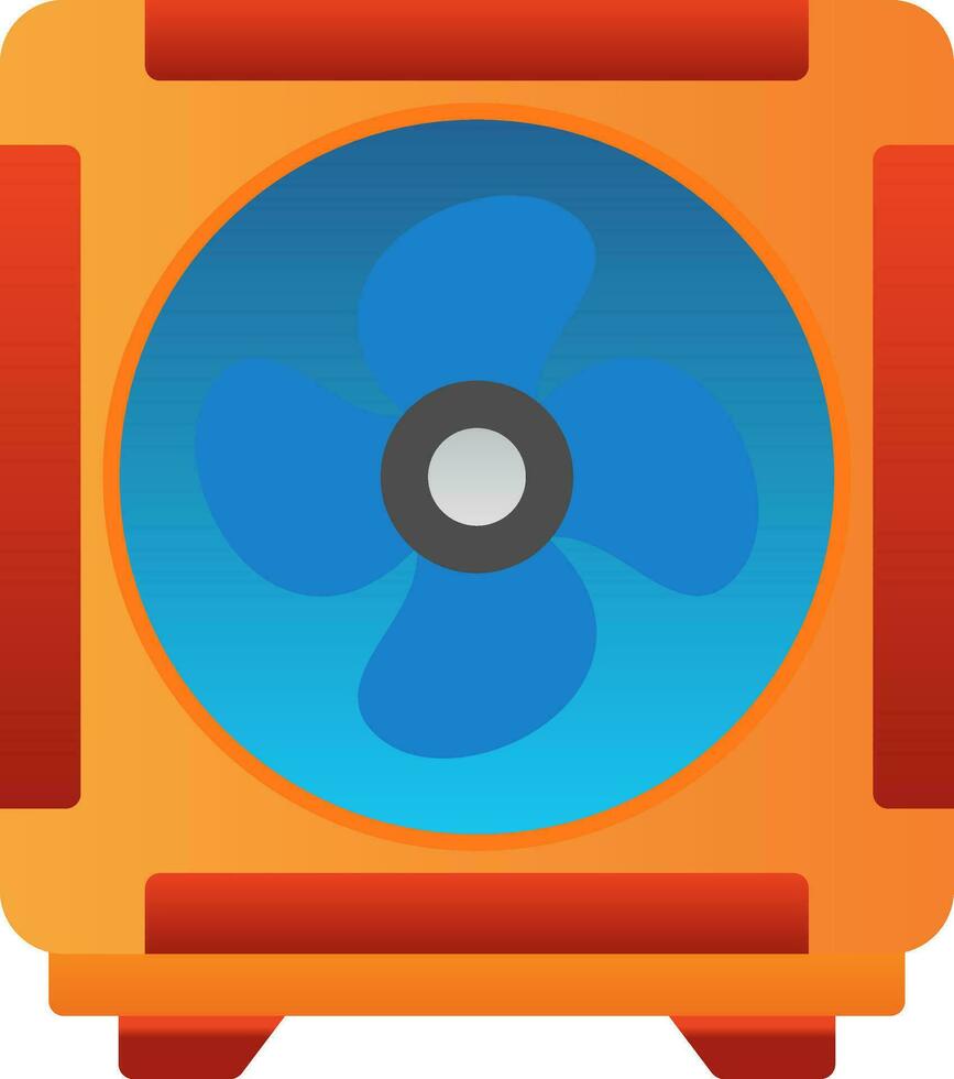 Cooling Fan Vector Icon Design