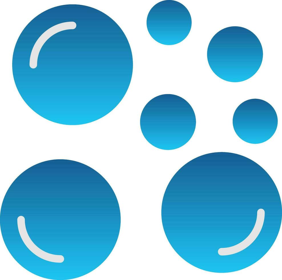 Bubbles Vector Icon Design