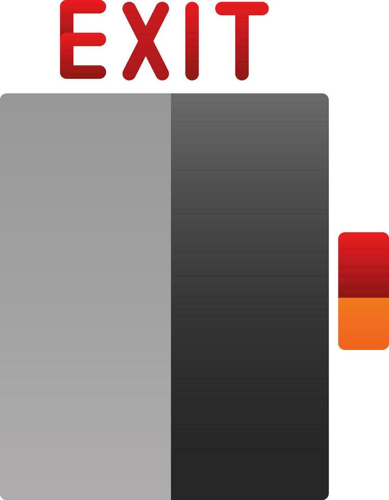 Exit Vector Icon Design