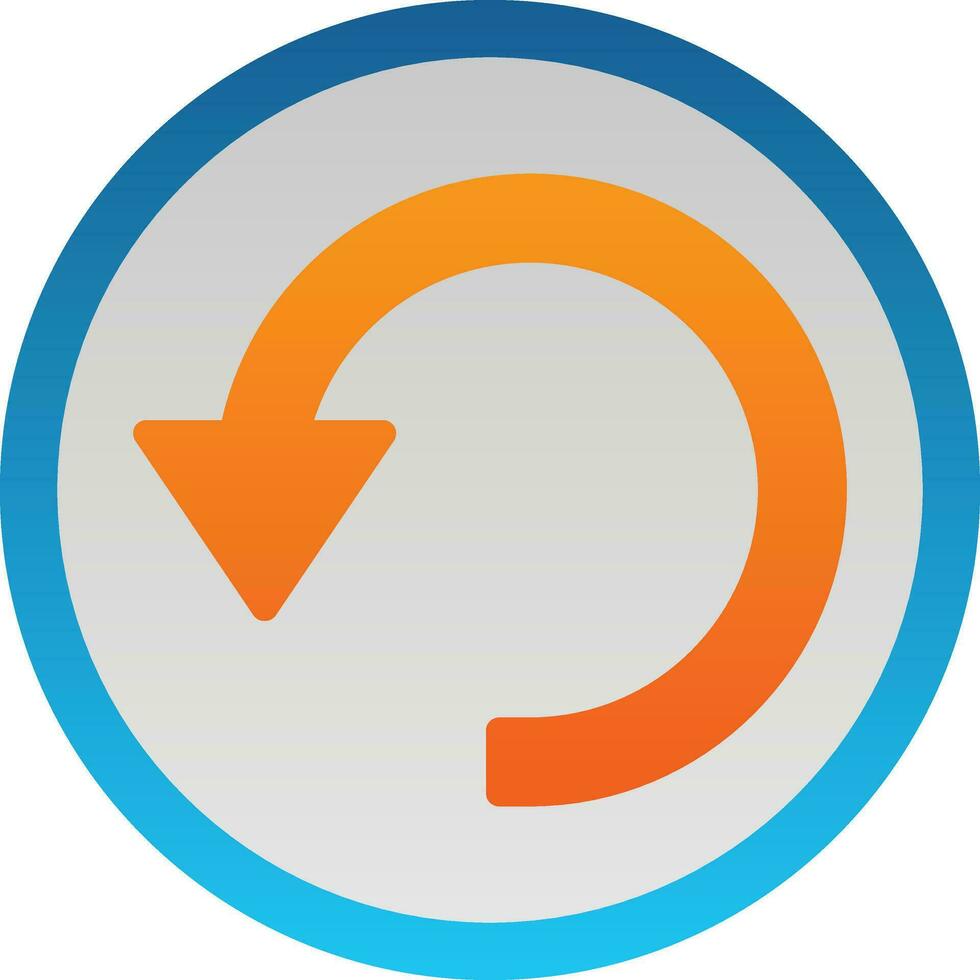 Circular Arrow Vector Icon Design