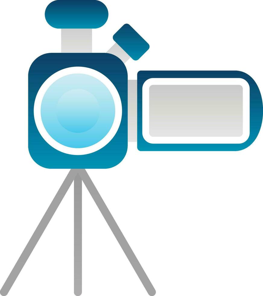 diseño de icono de vector de cámara de video