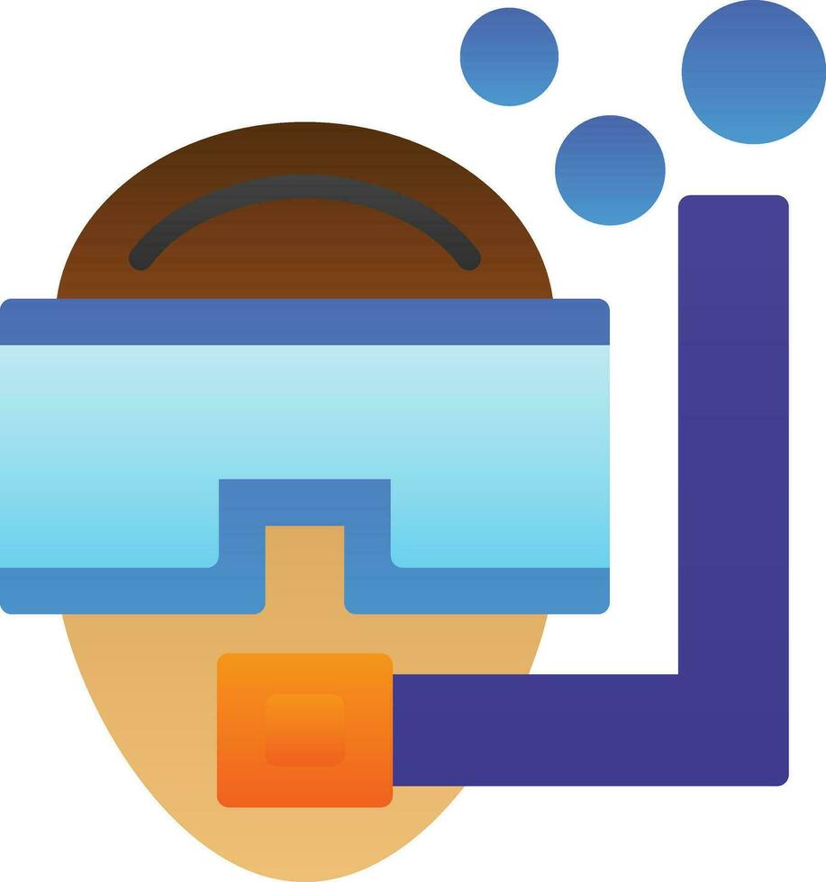 Diver Vector Icon Design
