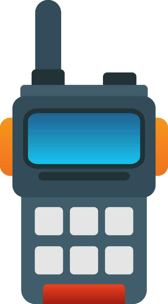 Walkie Talkie Vector Icon Design