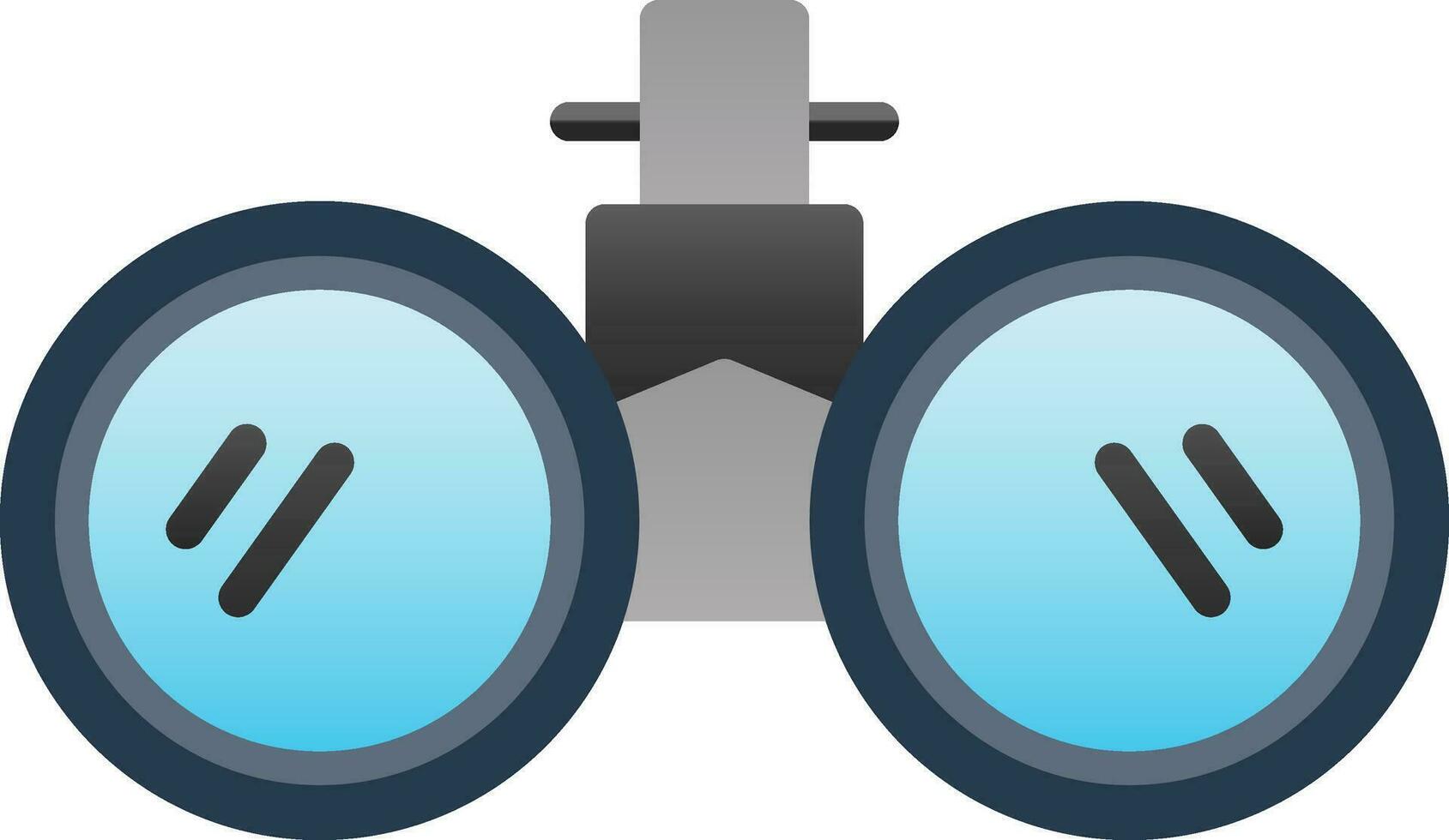 Binoculars Vector Icon Design