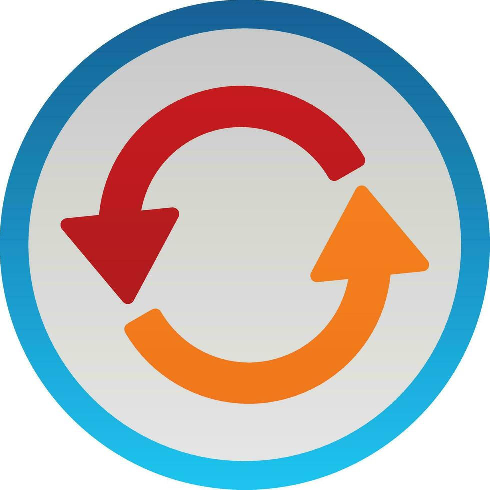Refresh Arrow Vector Icon Design