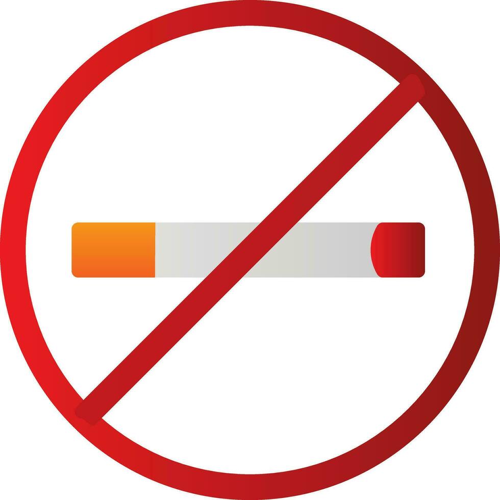 Quit Smoking Vector Icon Design