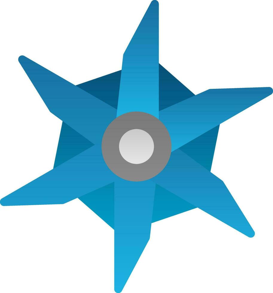 Pinwheel Vector Icon Design