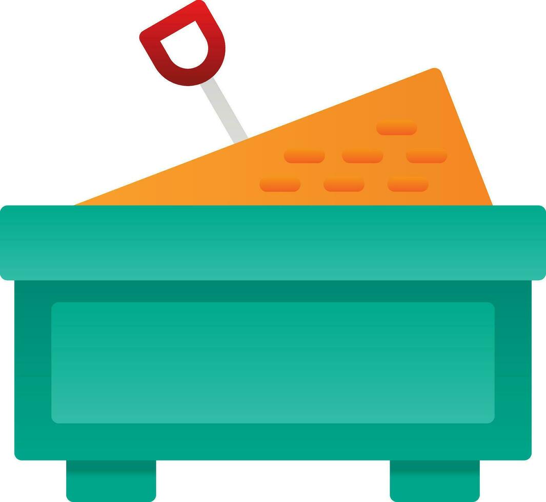 Sandbox Vector Icon Design