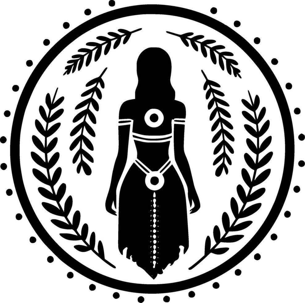 Boho - High Quality Vector Logo - Vector illustration ideal for T-shirt graphic