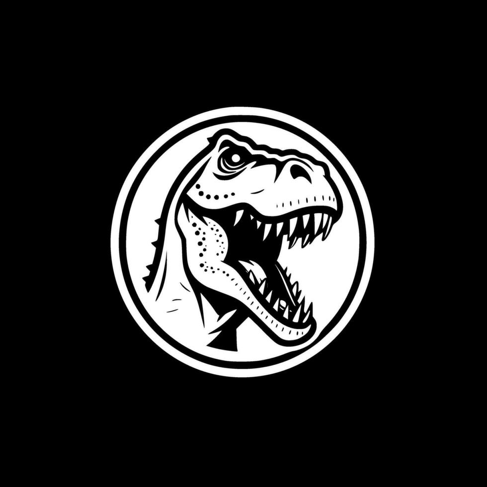 T-Rex, Minimalist and Simple Silhouette - Vector illustration