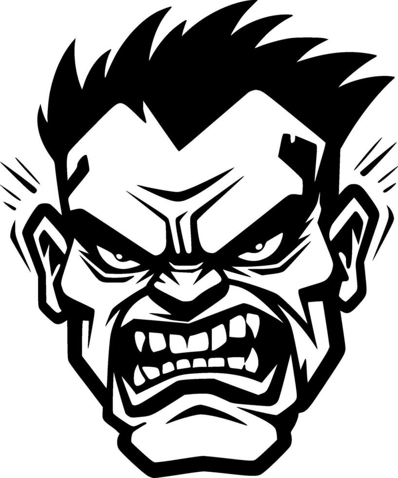 Zombie, Minimalist and Simple Silhouette - Vector illustration