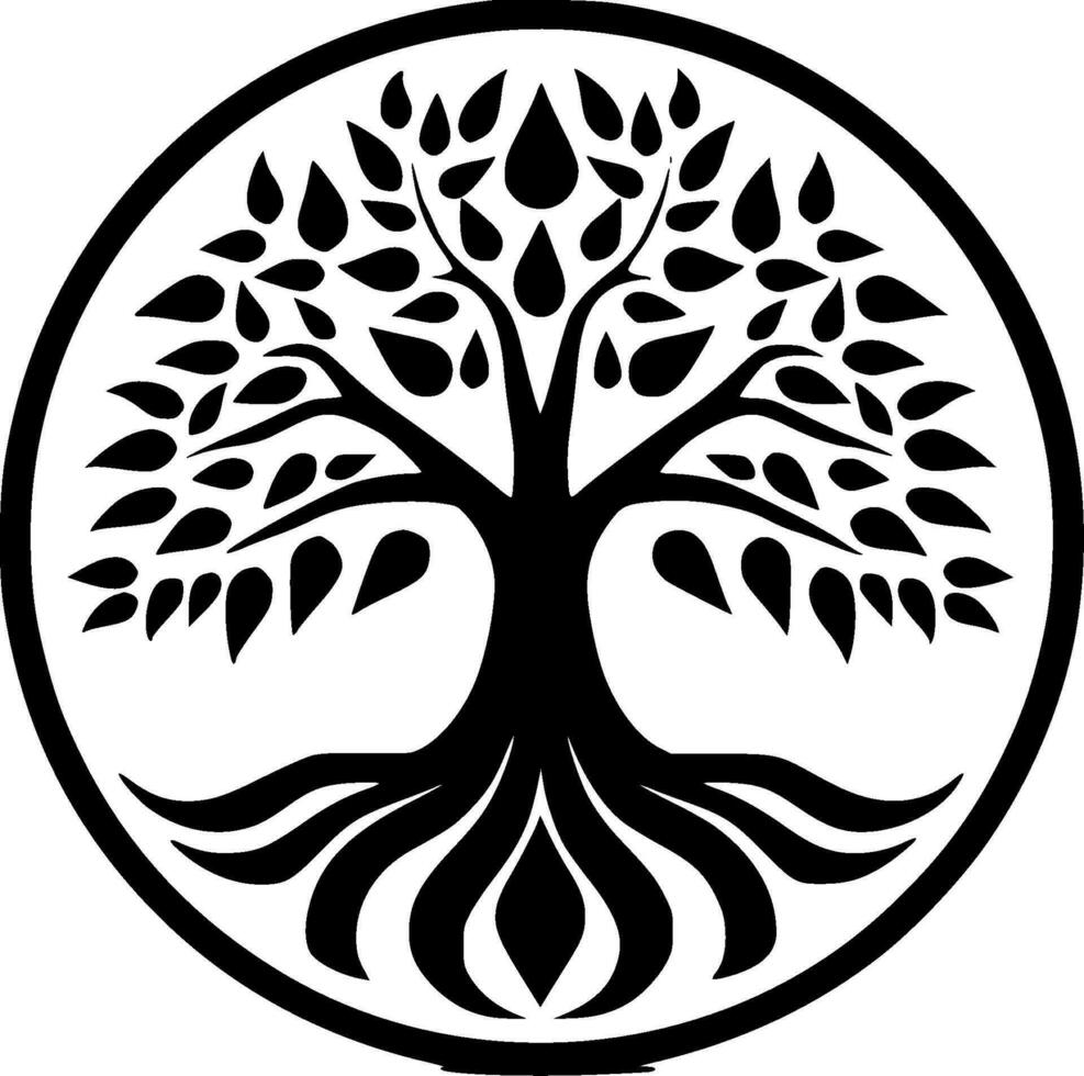 Tree of Life - High Quality Vector Logo - Vector illustration ideal for T-shirt graphic