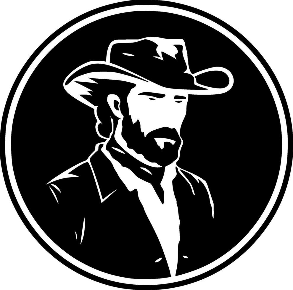 Western - High Quality Vector Logo - Vector illustration ideal for T-shirt graphic